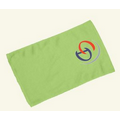 Velour Golf Towel Hemmed 16" X 25"- Lime Green (Imprinted)